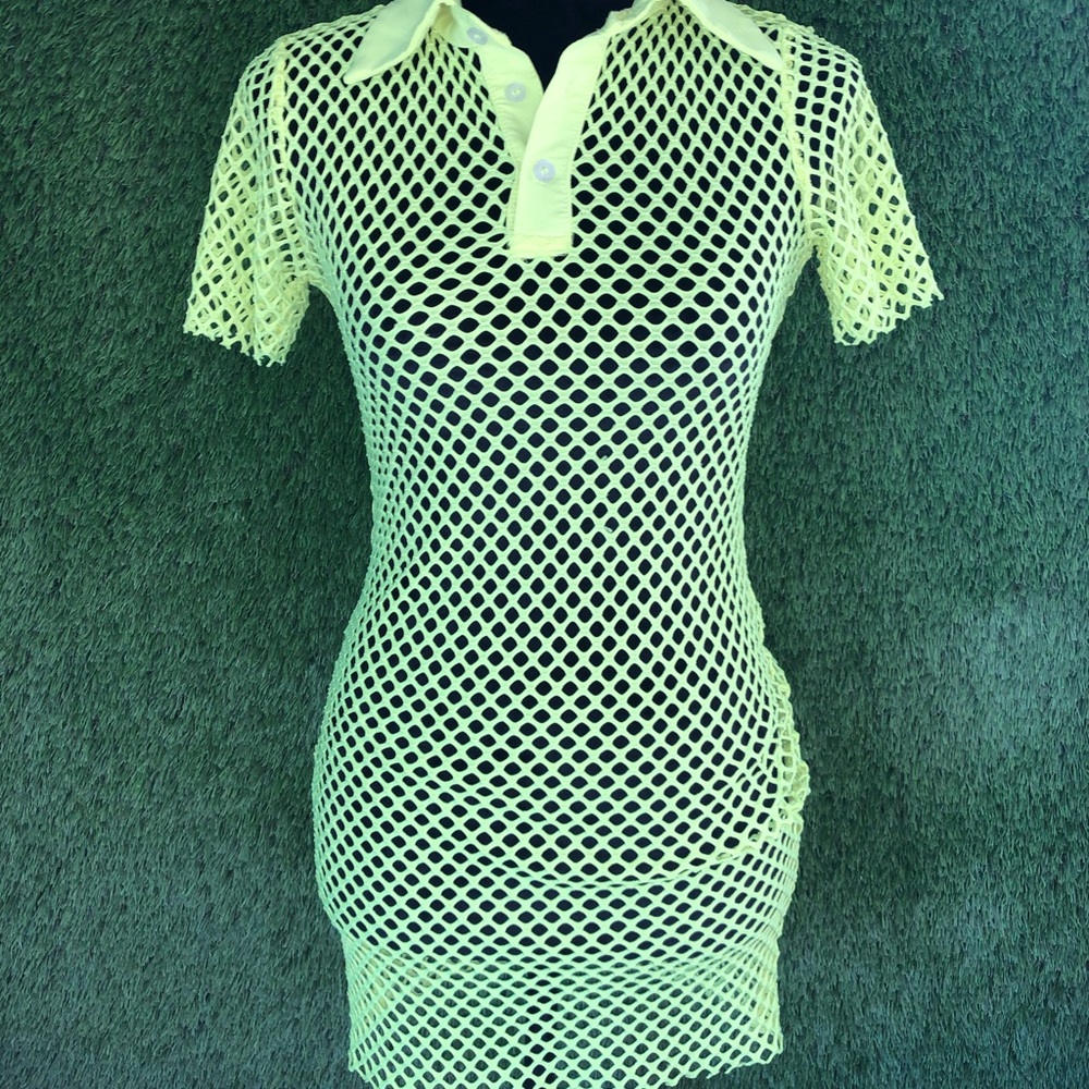 Fish net cover up/ dress